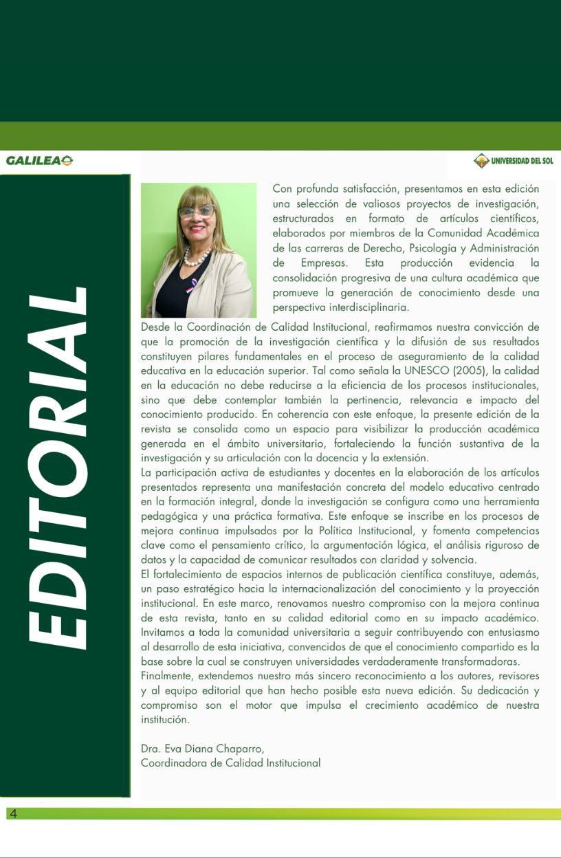 Revista científica con artículos de investigación.