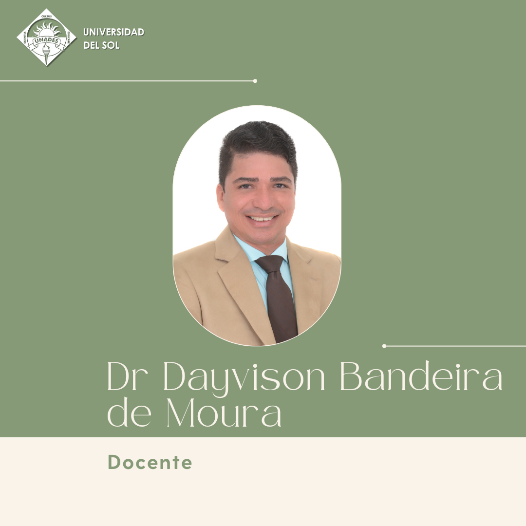 Docente Dr. Benedito José Pereira – Programa Extranjero UNADES